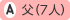 父(7人)