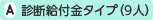 診断給付金タイプ(9人)