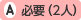 必要(2人)
