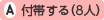付帯する(8人)