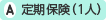 定期保険(1人)